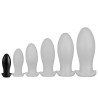 EggPlay Plug silicone Saurus Egg S 10 x 4.5 cm Noir
